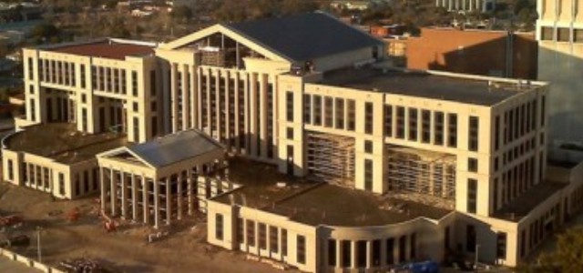 Duvall County Courthouse aerial view