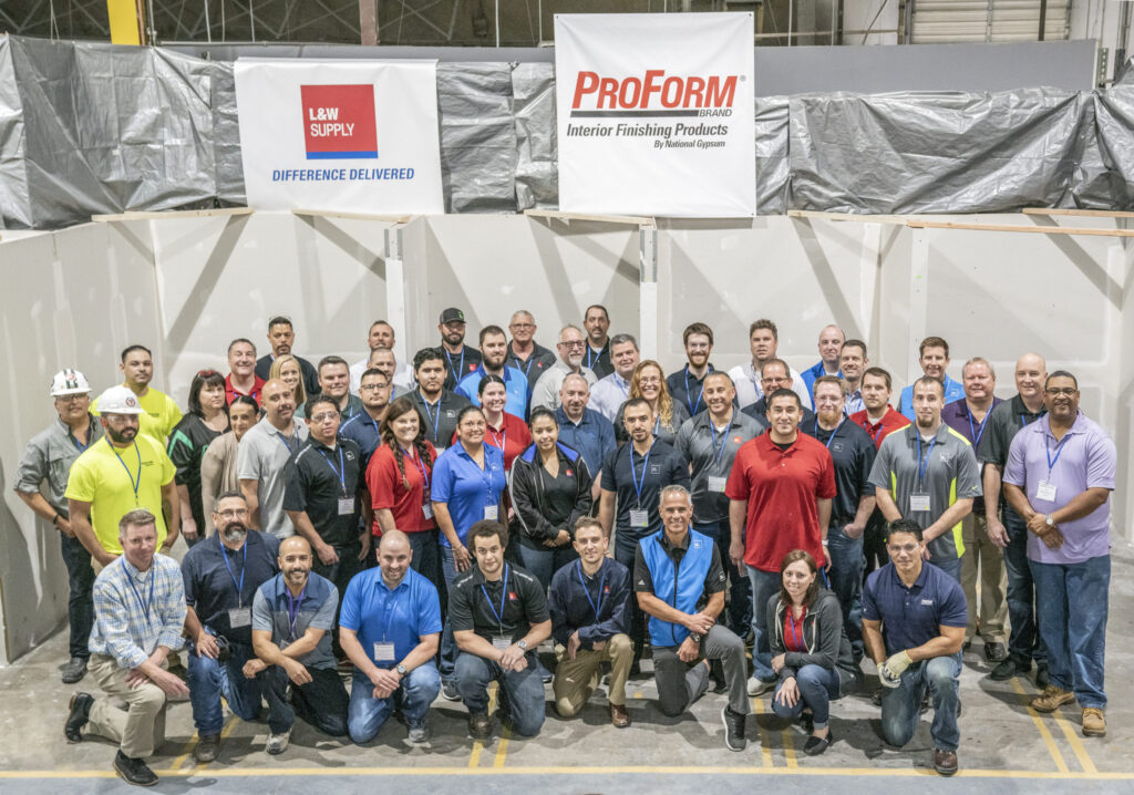 L&W Supply and National Gypsum teams