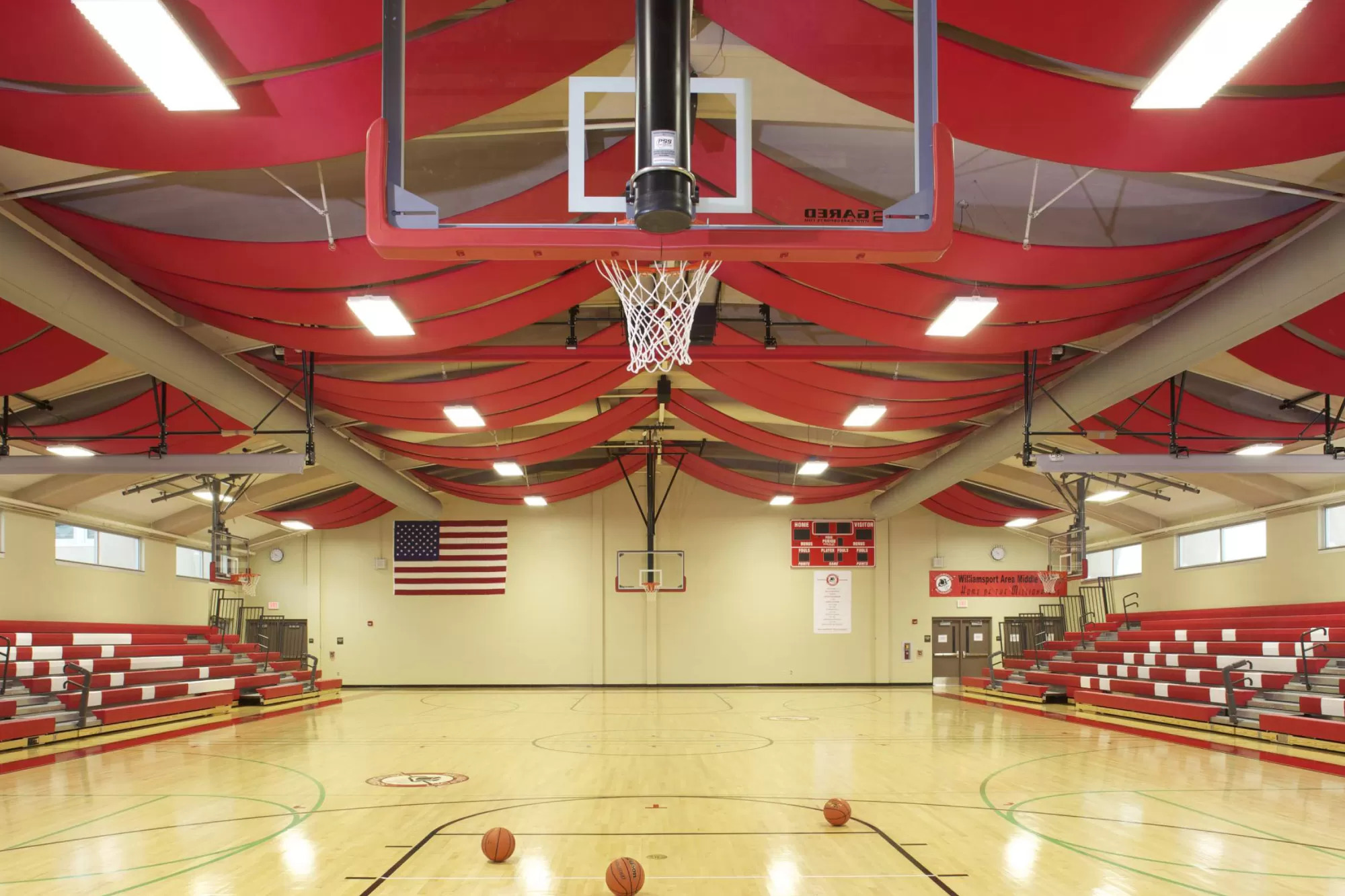 Catenary Acoustic Banners from Sound Seal