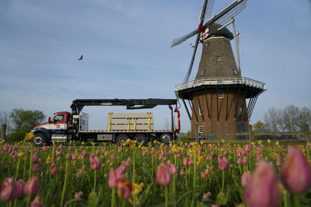 L&W Supply Truck near Holland, MI