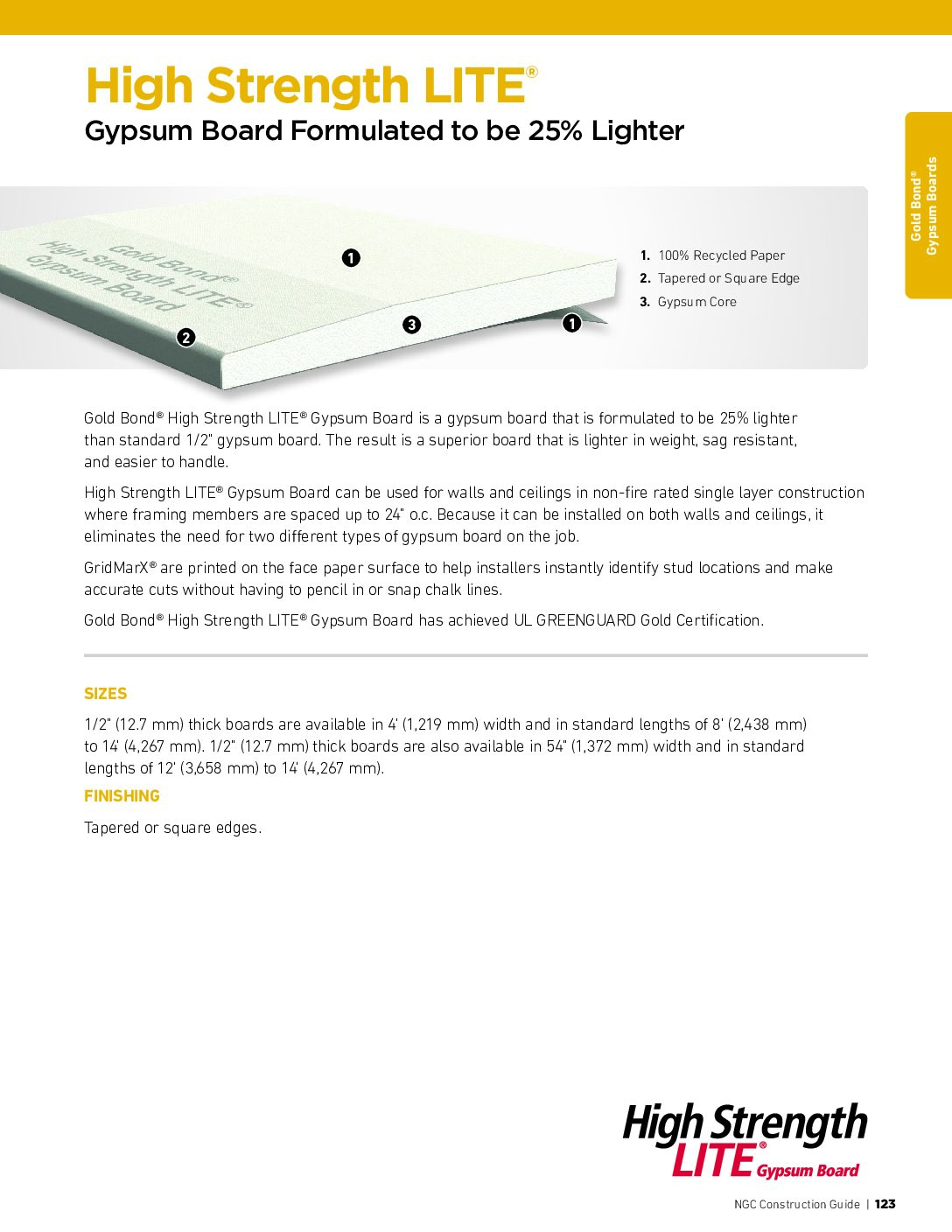 GB High Strength LITE NGC Construction Guide - Document Screen Grab